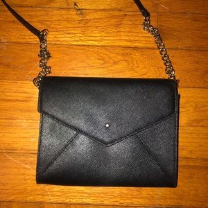 KATE SPADE BLACK CHAIN CROSSBODY